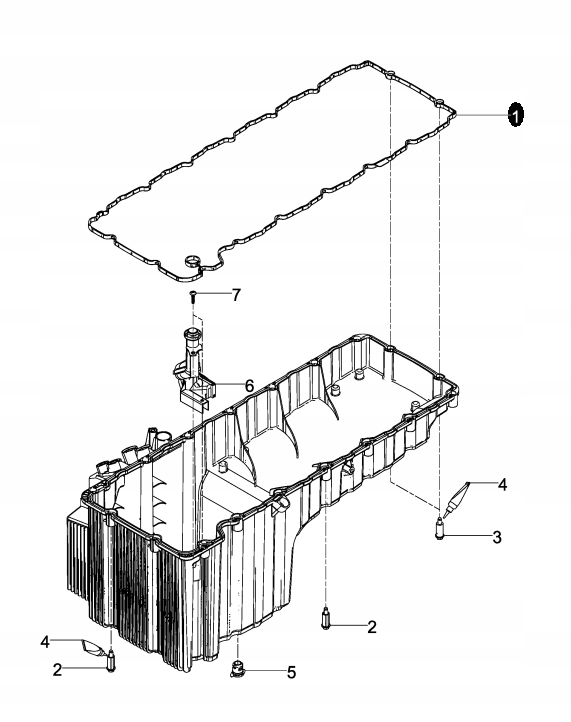 USZCZELKA MISKA OLEJOWA 51.05904.0255