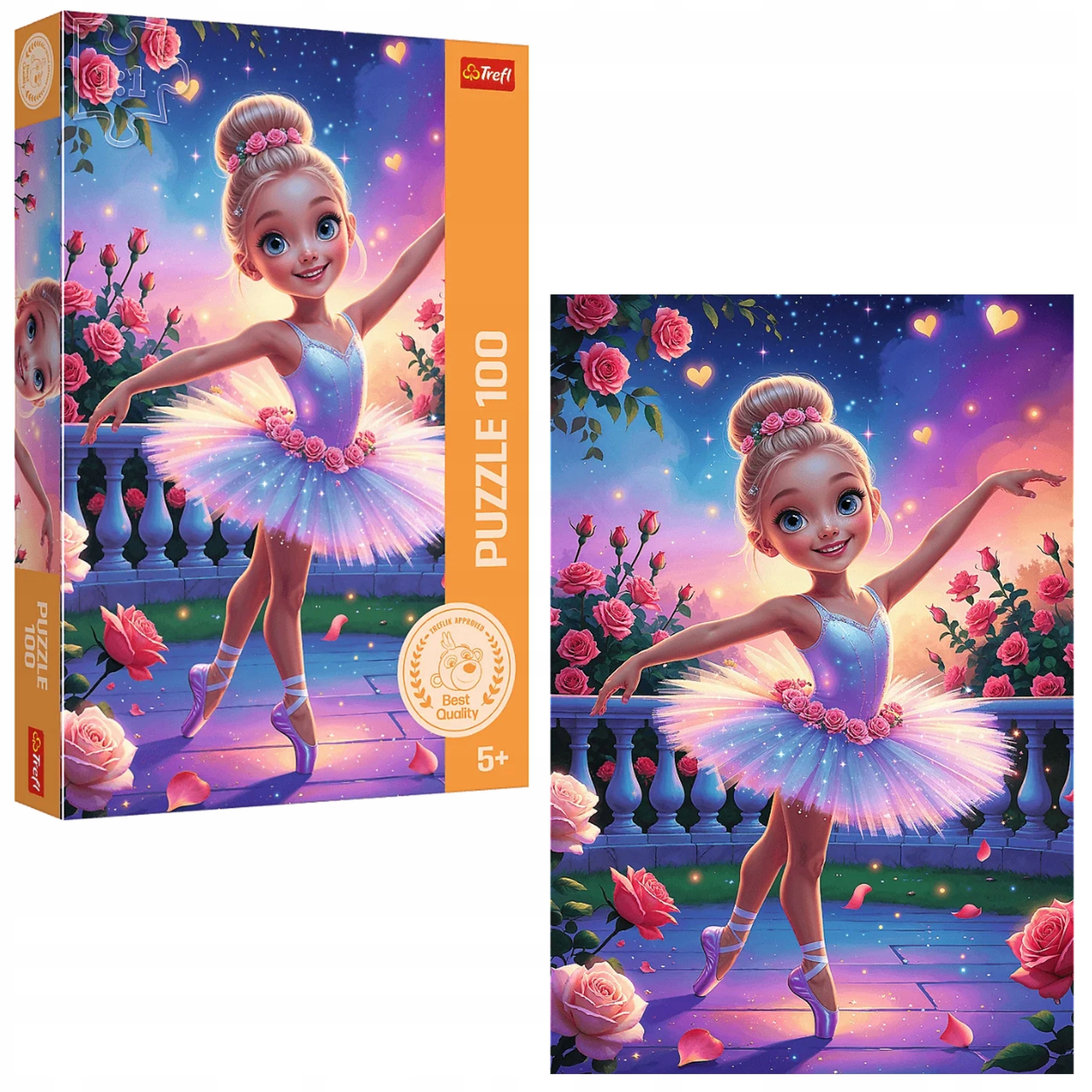 Пазл 100 элементов 16538 балерина Треф