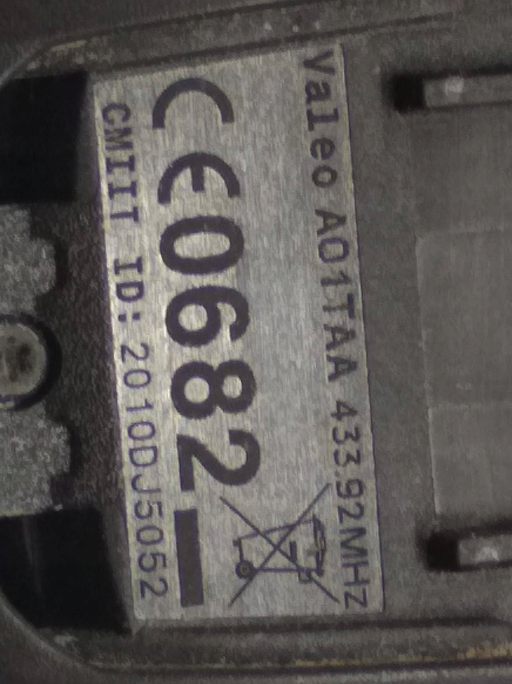 key PILOT T7 A01TAA Peugeot 308 II (2014- )
