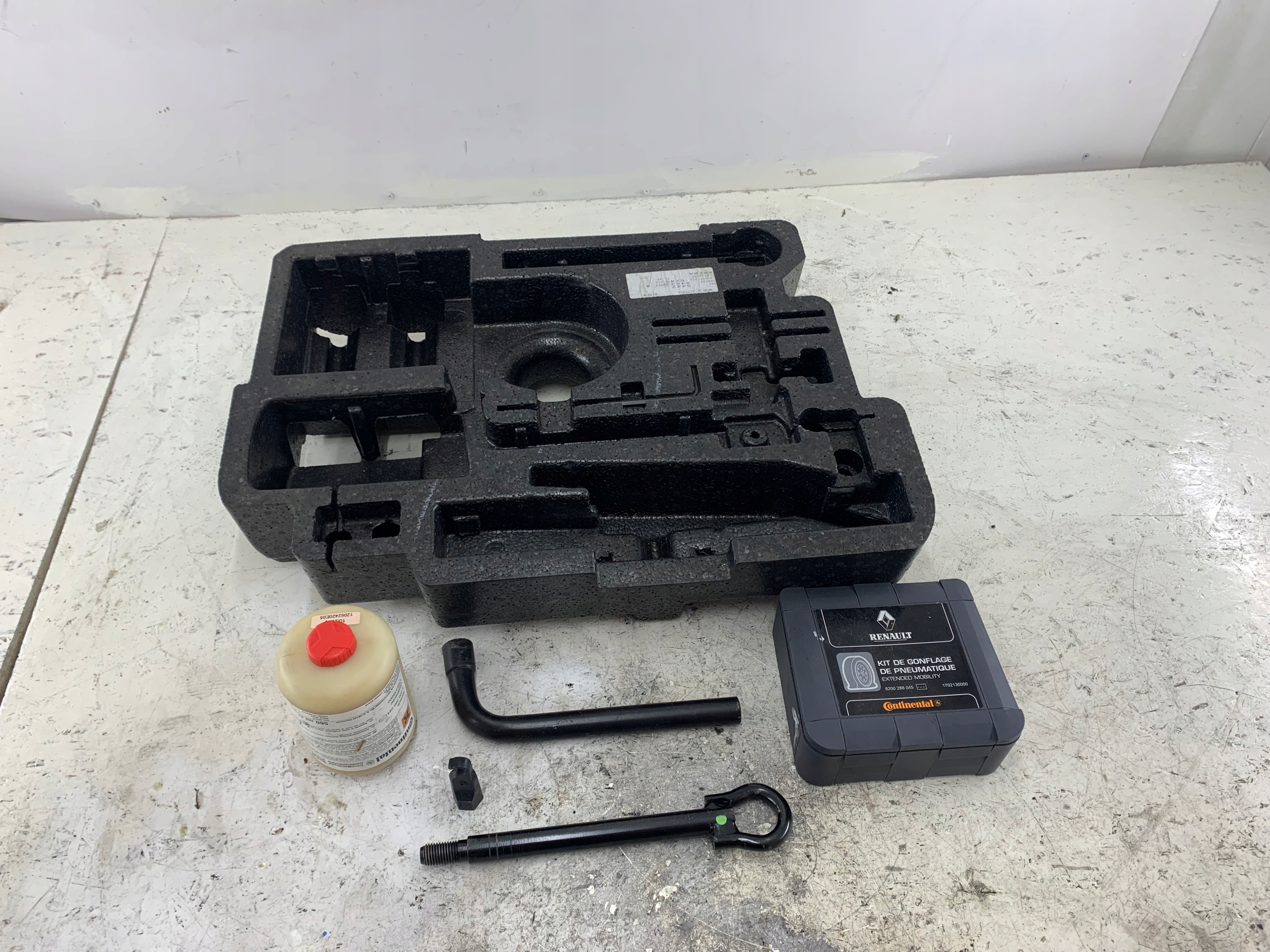 RENAULT MEGANE II reparatursatz der räder kompressor lock with key einsatz WKRETKA