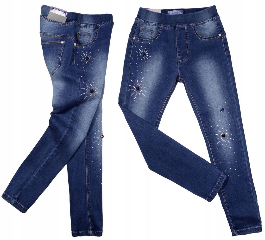 

Leginsy spodnie jeans Getry 5351 Selma 12Y treggin
