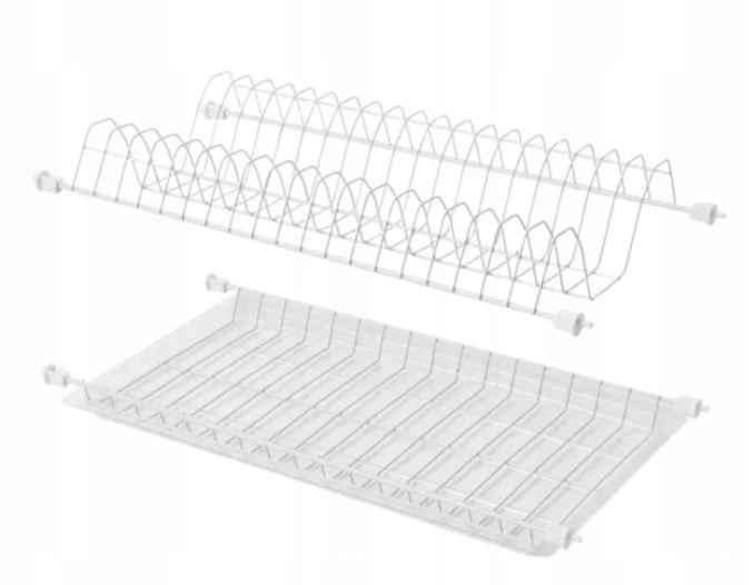 Levně Vestavný sušák na nádobí 12,5x76,5x25 ks, upevňovací materiál na kov