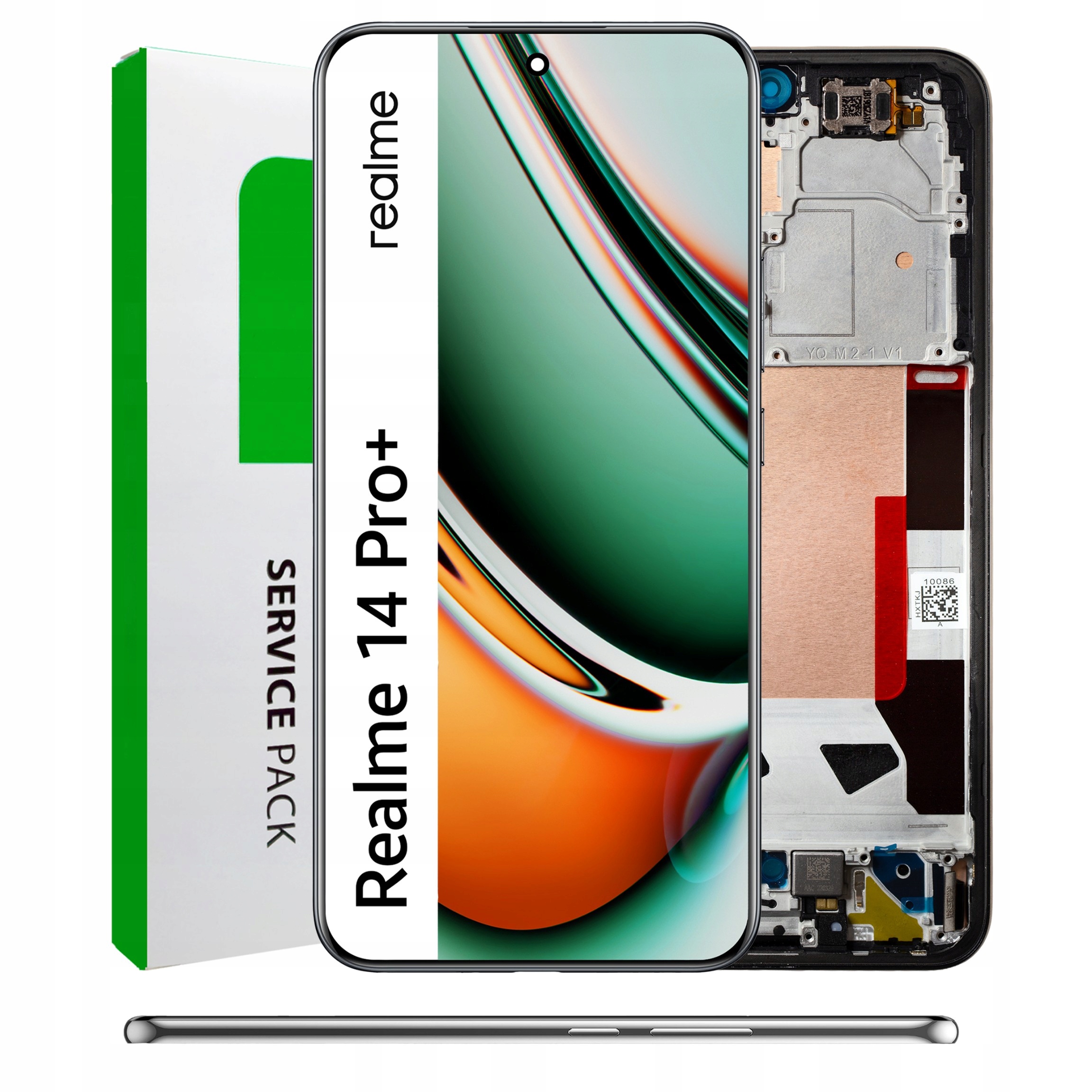 Displej pre Realme 14 Pro Plus LCD displej Rámček Originál Zila Zlatý