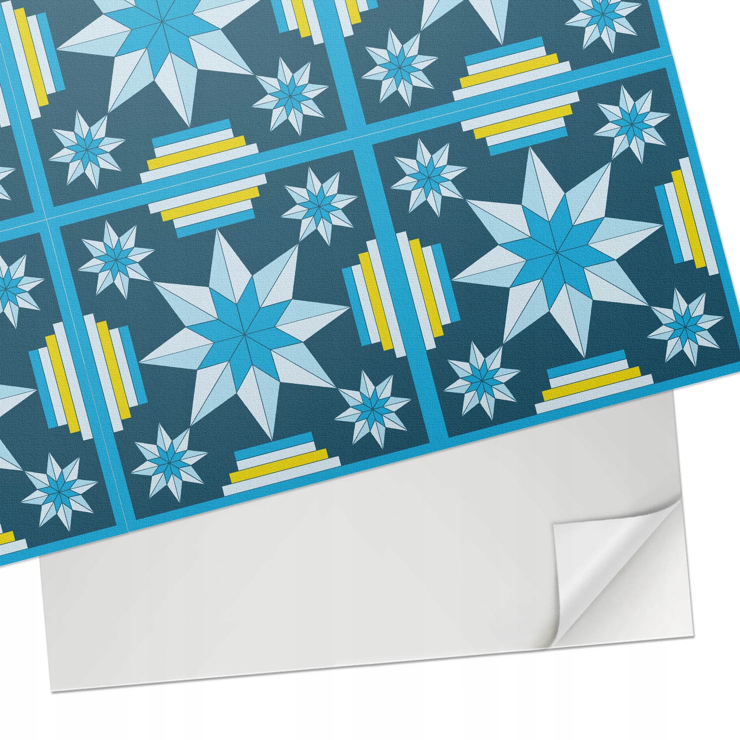 Sada Pvc vinylových dlaždic Abstraktní hvězdy ve tvaru 10x40x20 cm