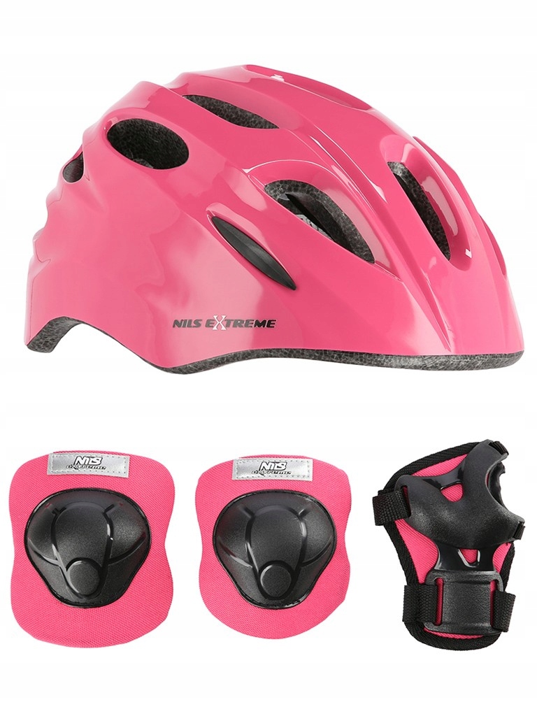 Шлем набор + велосипедные протекторы Rolls S (48-52)