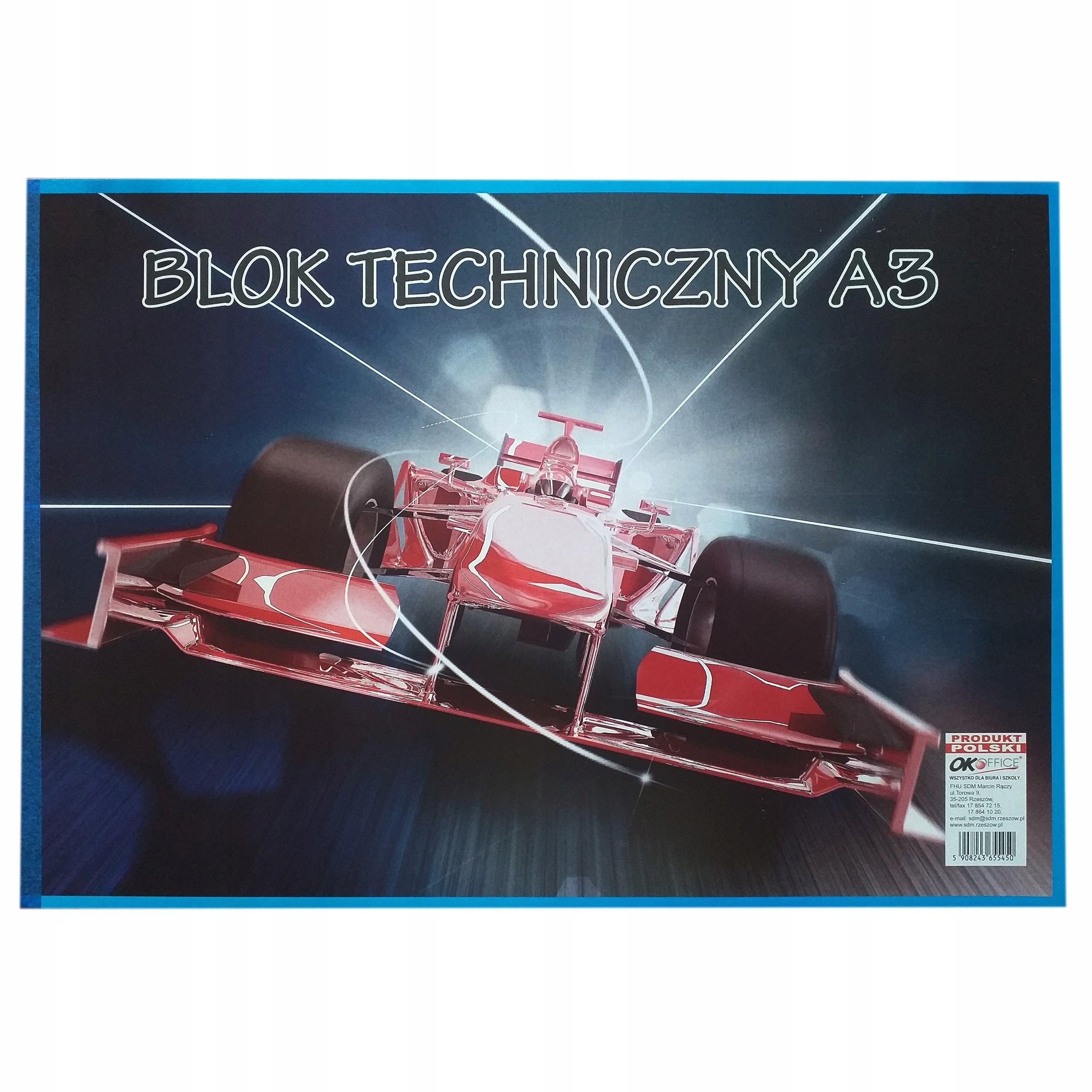 Blok techniczny A3 biały