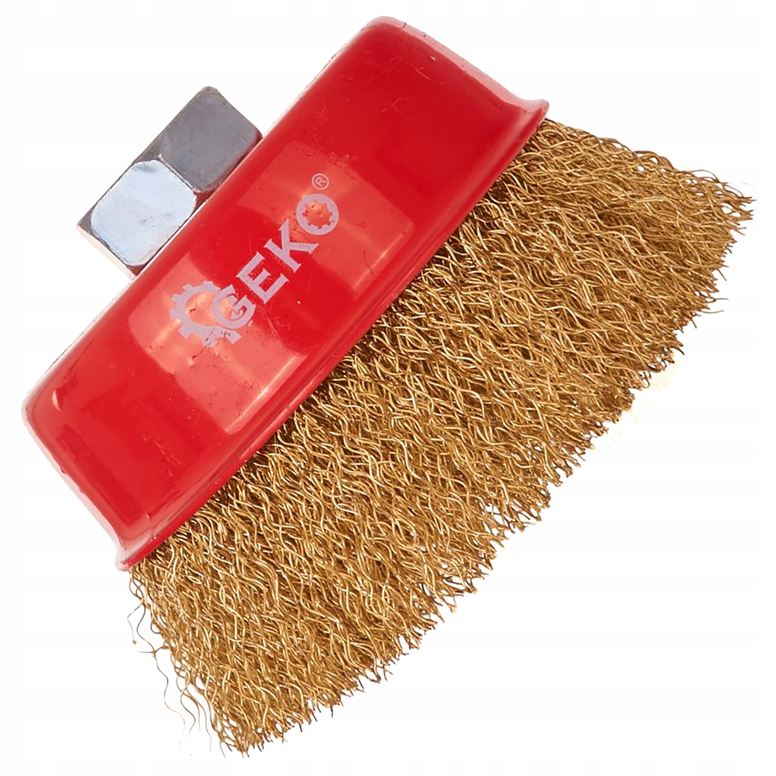 SZCZOTKA DRUCIANA DOCZOŁOWA DRUT MOSIĄDZ M14 100mm DRUT MOSIĄDZOWANY