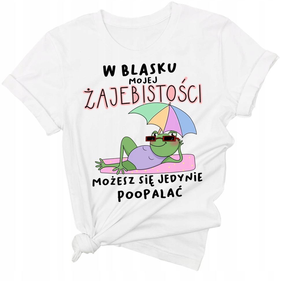 

Koszulka śmieszny nadruk napis XXL/3XL