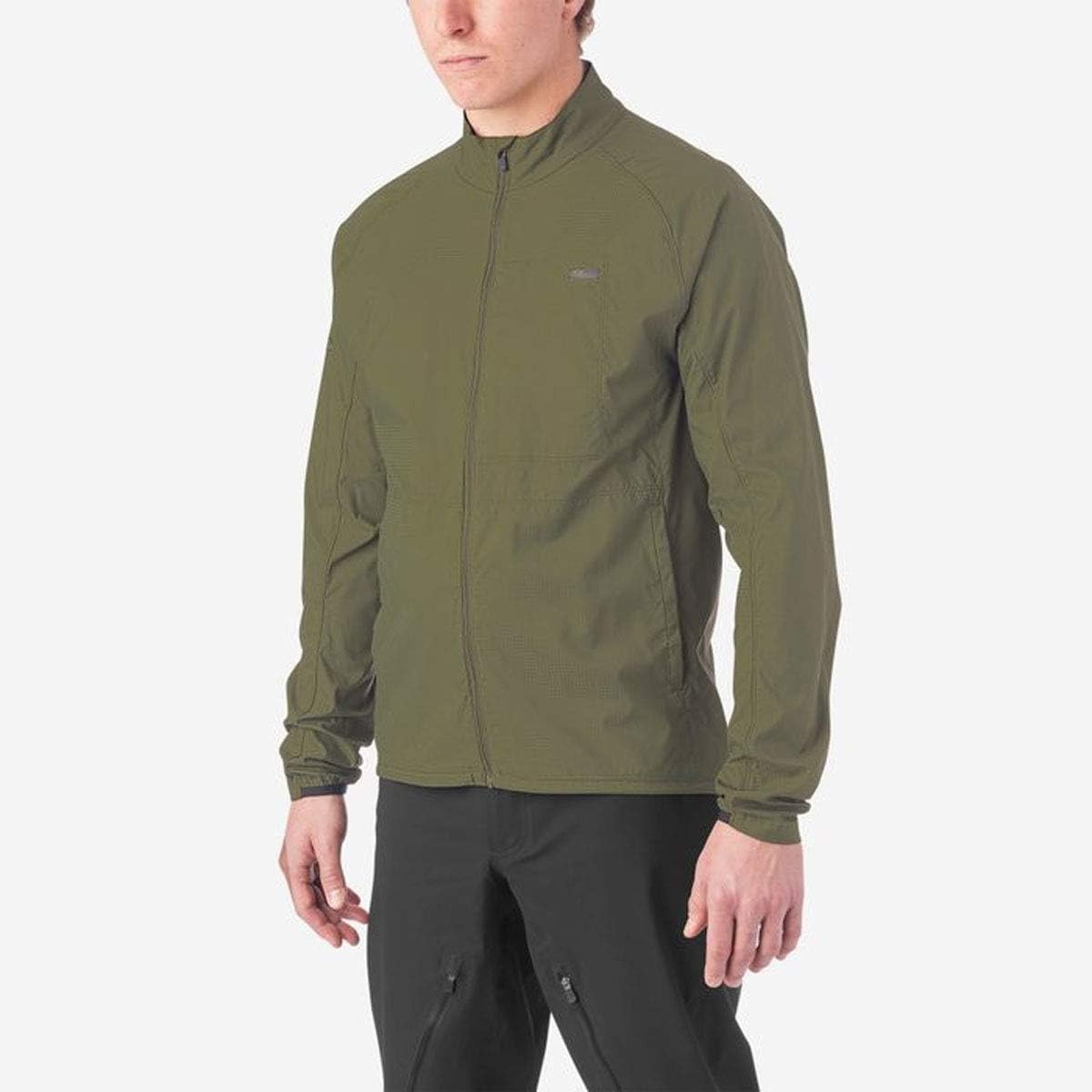 Giro Stow Pánská Cyklistická Bunda Větrovka M Citron Green