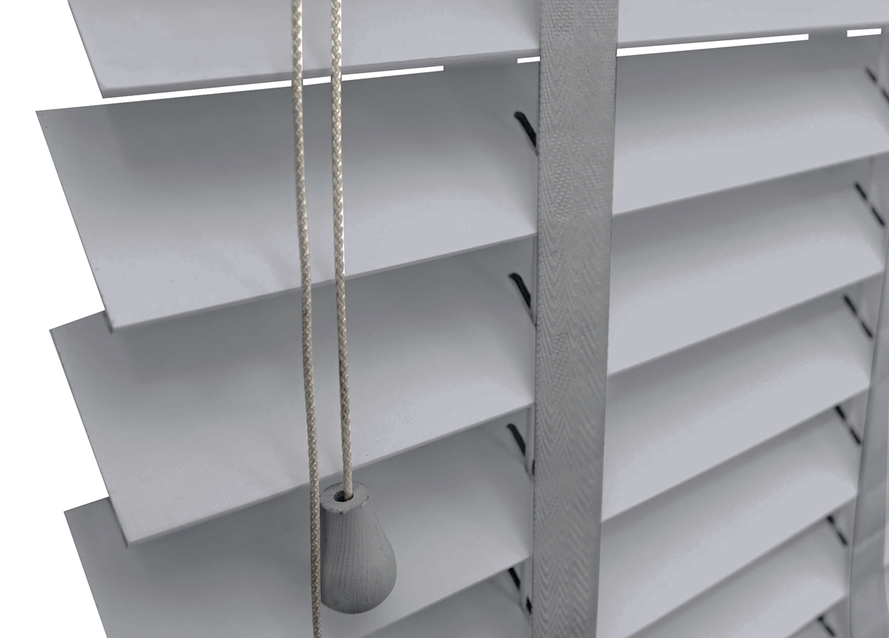 ŻALUZJE SZARY DREWNIANE 50mm 280x50