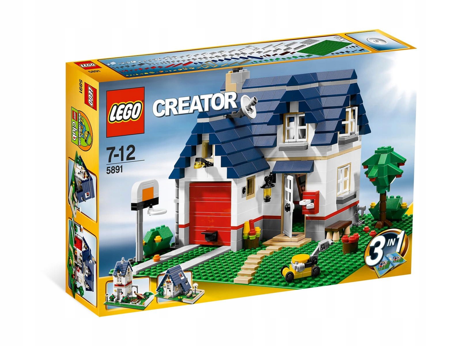 Lego Creator 3 w 1 5891 Miły domek rodzinny