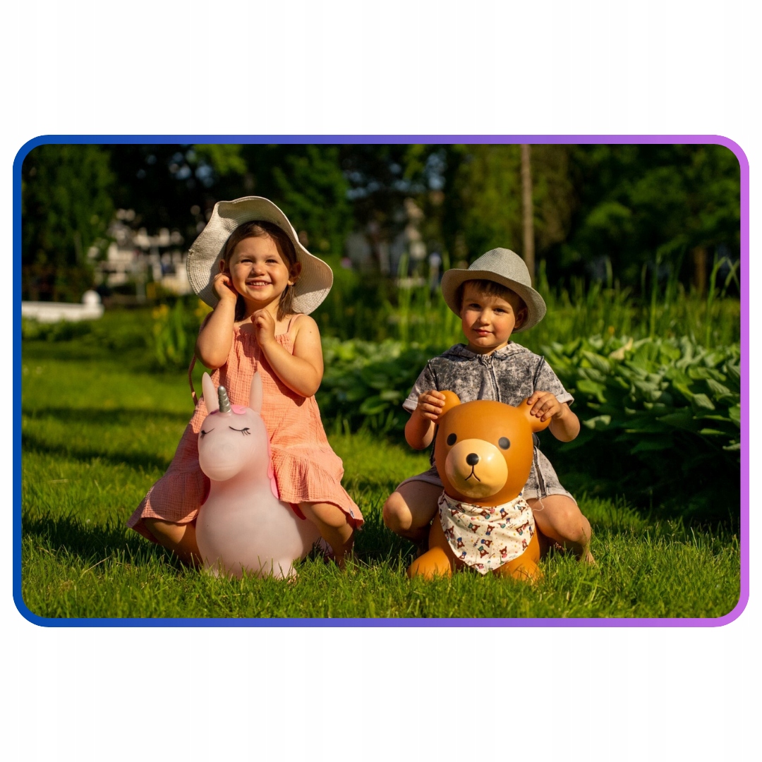 Skoczek Gumowy Dla Dzieci JEDNOROŻEC Kolorowa Grzywa Sun Baby 12 m+ Wiek dziecka 12 m +