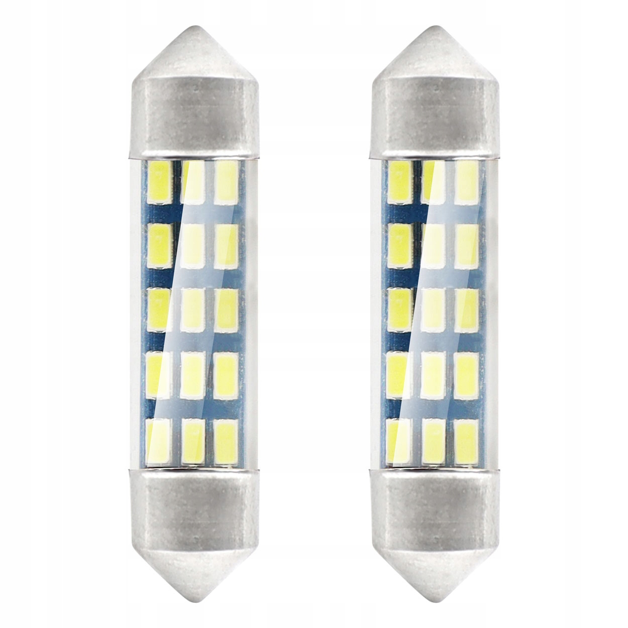 ŻARÓWKI LED C5W C10W RURKOWE 39mm 15xSMD 3014 12V