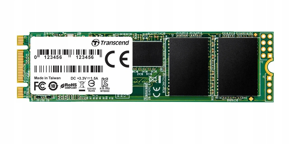 Transcend 512GB Ssd disk M.2 830S Sata III 6Gb/s