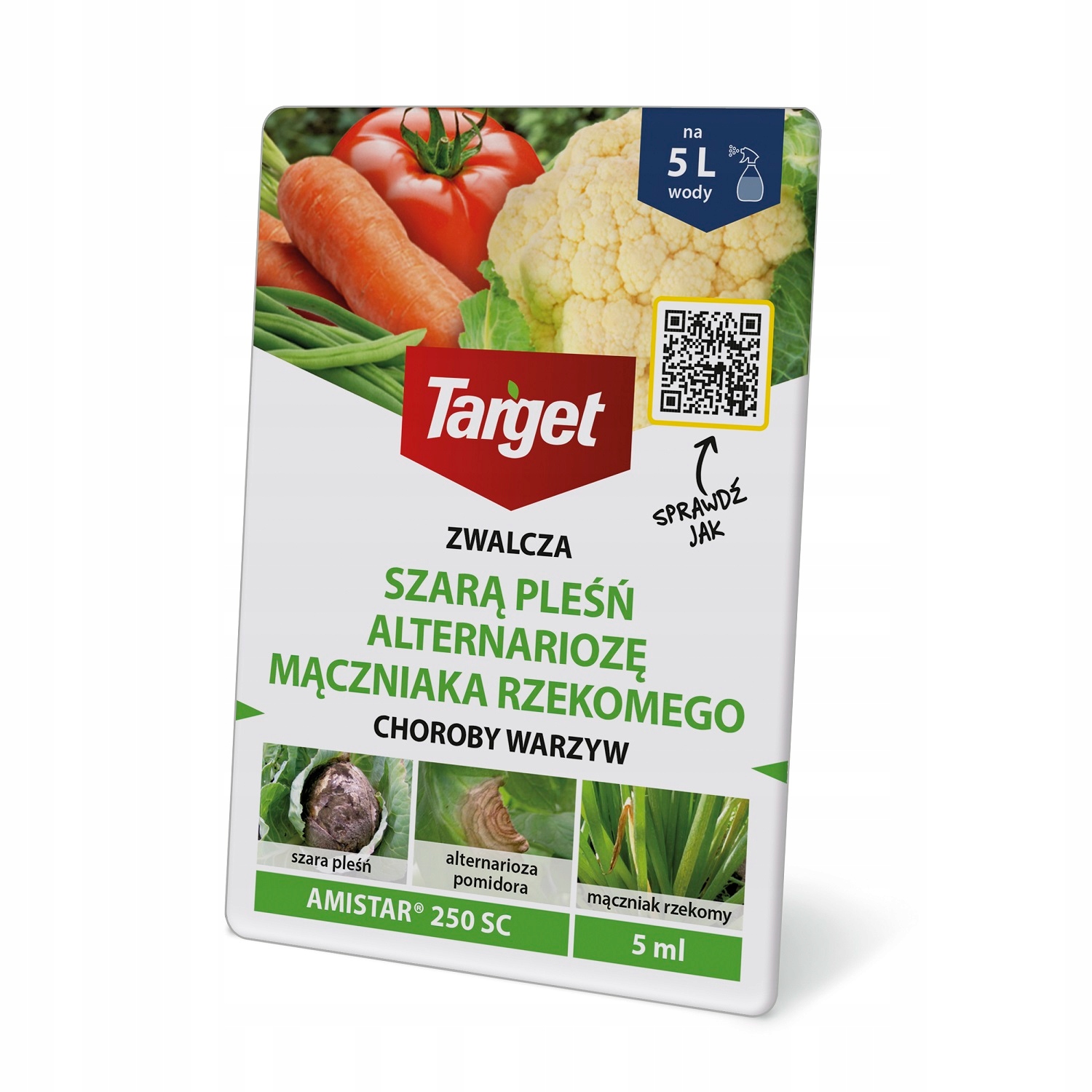 

Amistar 250 Sc 5 ml na choroby warzyw Target