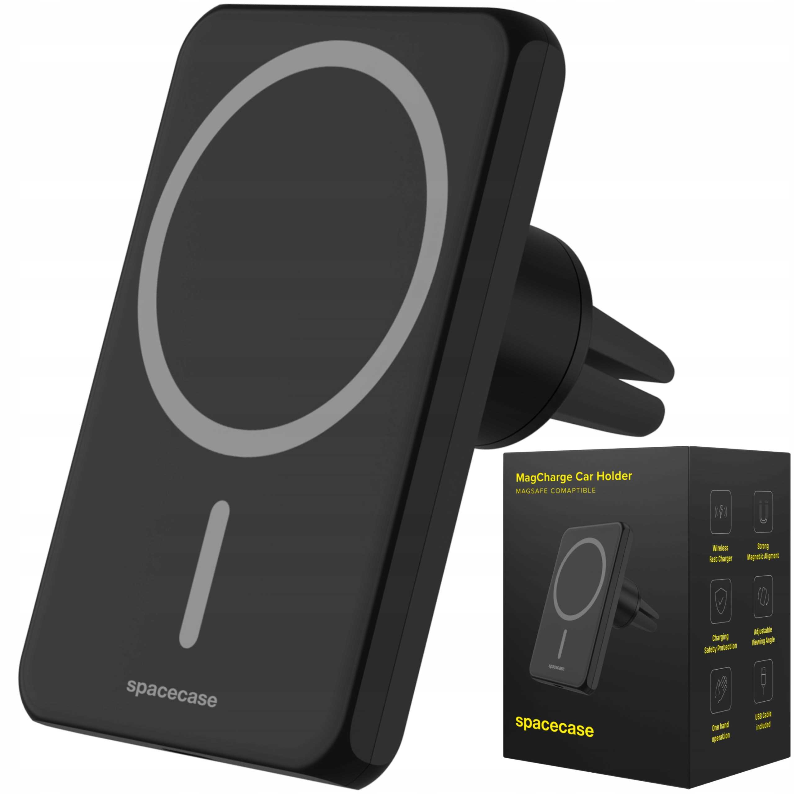 Spacecase Držák do auta MagCharge WM1B černý