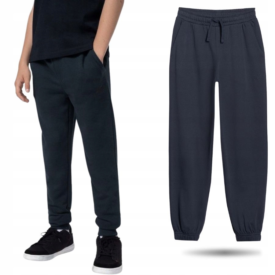 SPODNIE CHŁOPIĘCE 4F DZIECIĘCE SPORTOWE DRESOWE NA CO DZIEŃ