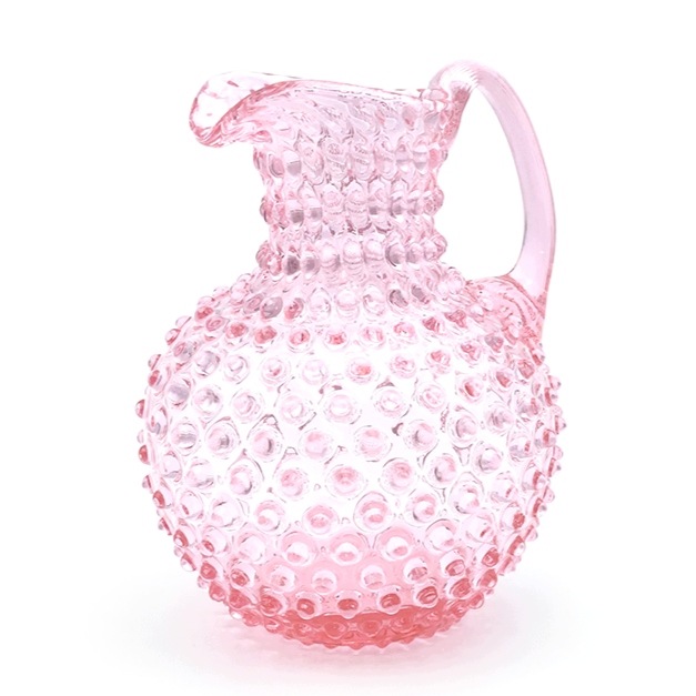 Ručně foukaný skleněný džbán Pink 2 litry