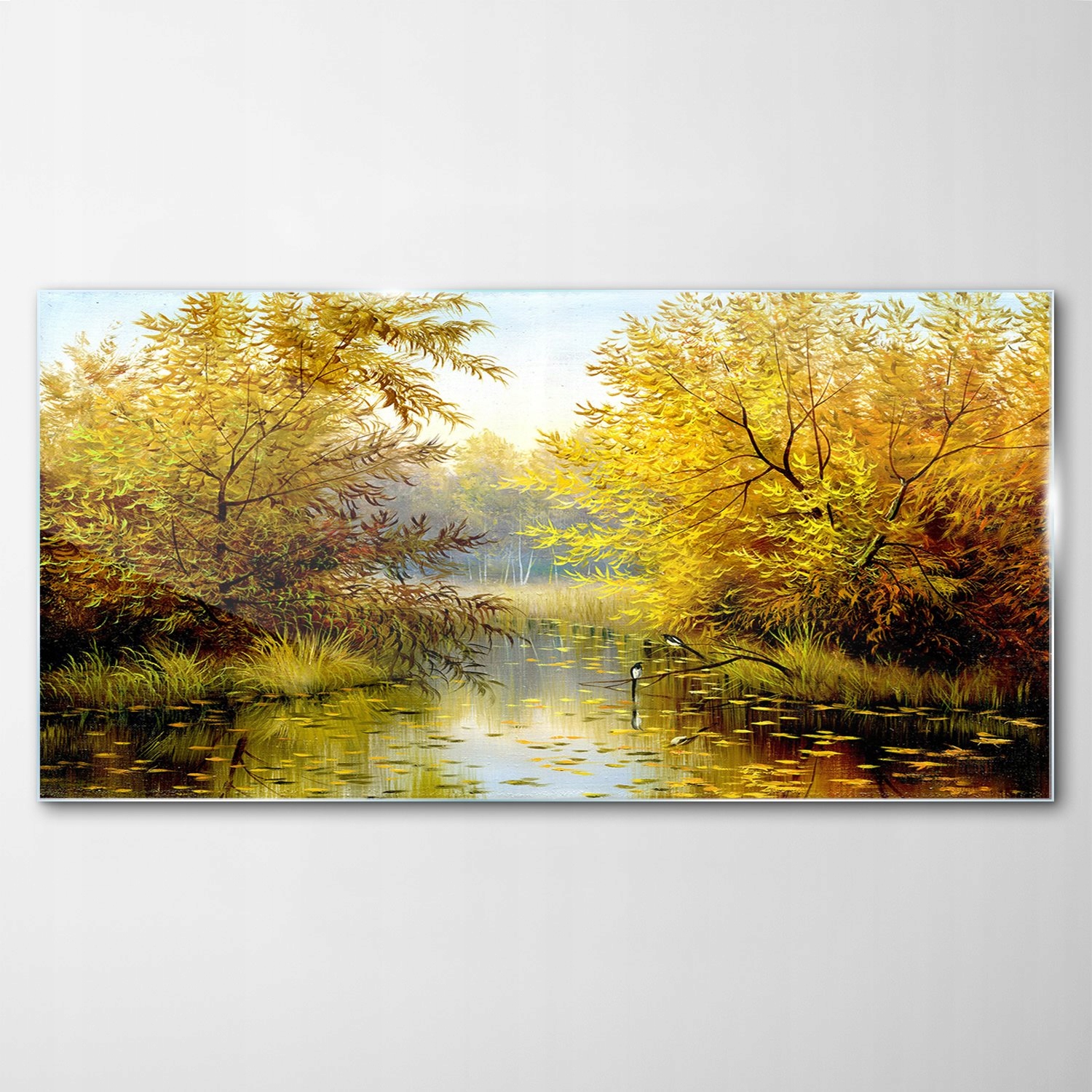 

Obraz na Szkle Dekor Krajobraz Jezioro Las 120x60