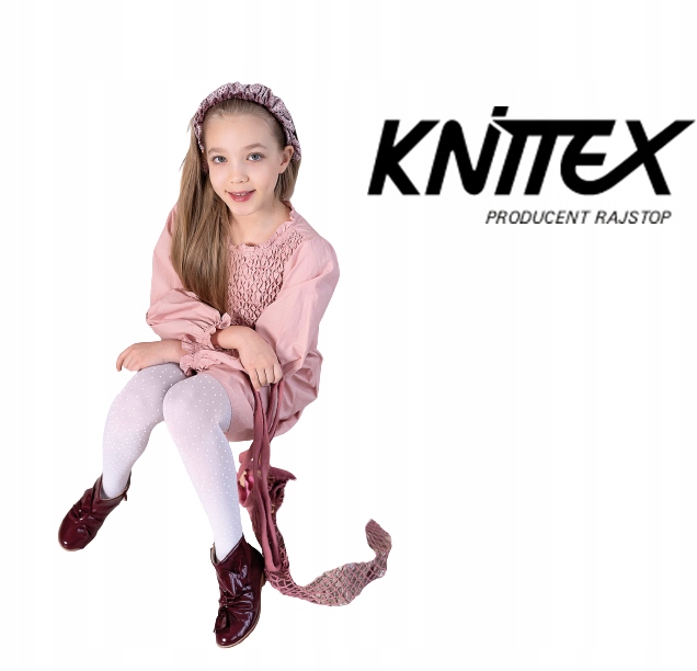 

Knittex rajstopy dziecięce Polyanna białe 134-140