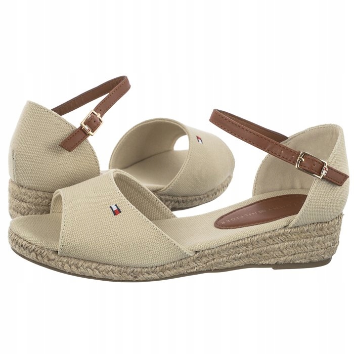 Buty Sandały na Koturnie Tommy Hilfiger Rope Wedge