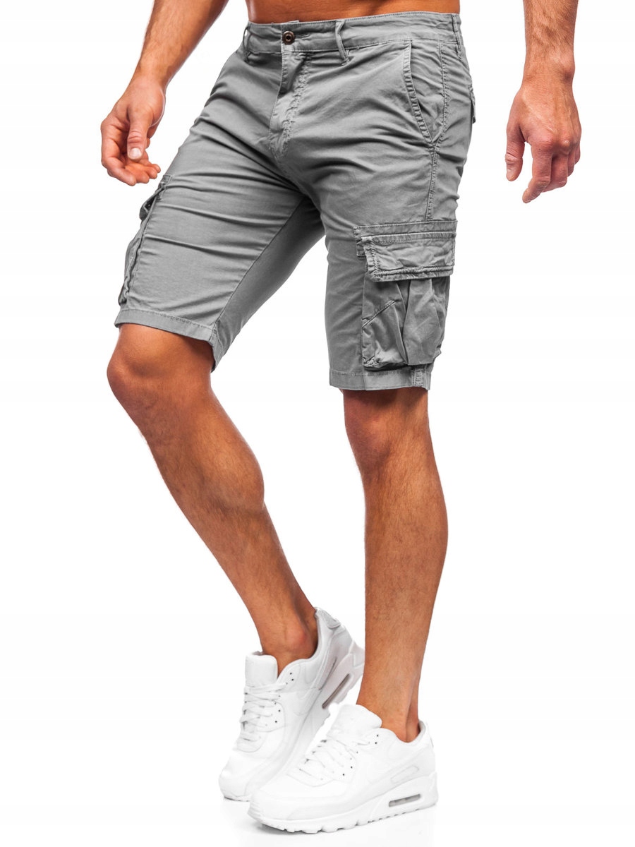 

Krótkie Spodenki Męskie Szare YF2221 DENLEY_28/XS