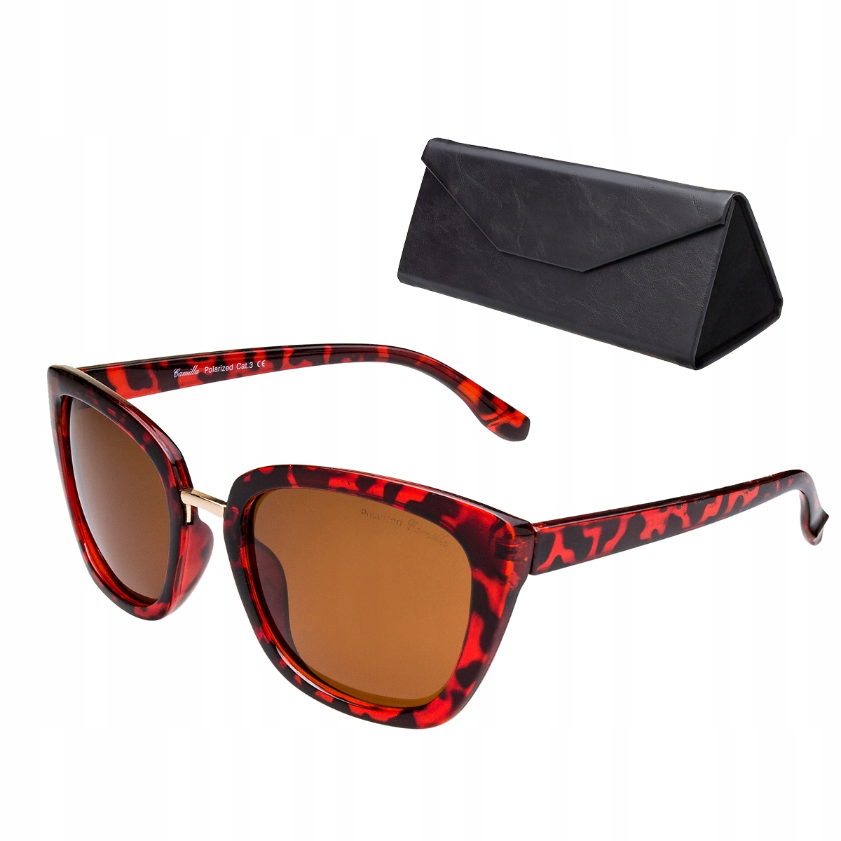 

Okulary Polaryzacja damskie etui Milly Brown 102