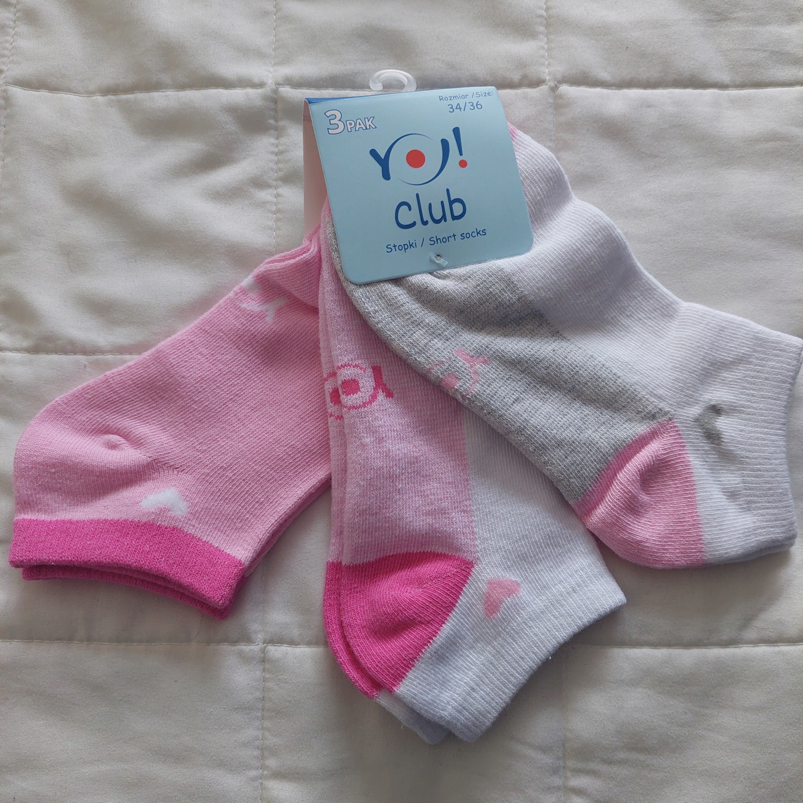 

3pak stopki YoClub 34/36 (20-21cm)