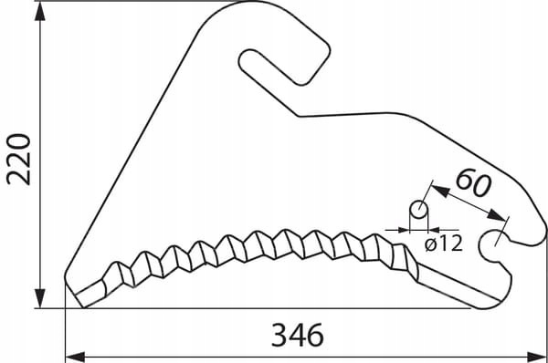 Welger sm82104 пресс-нож