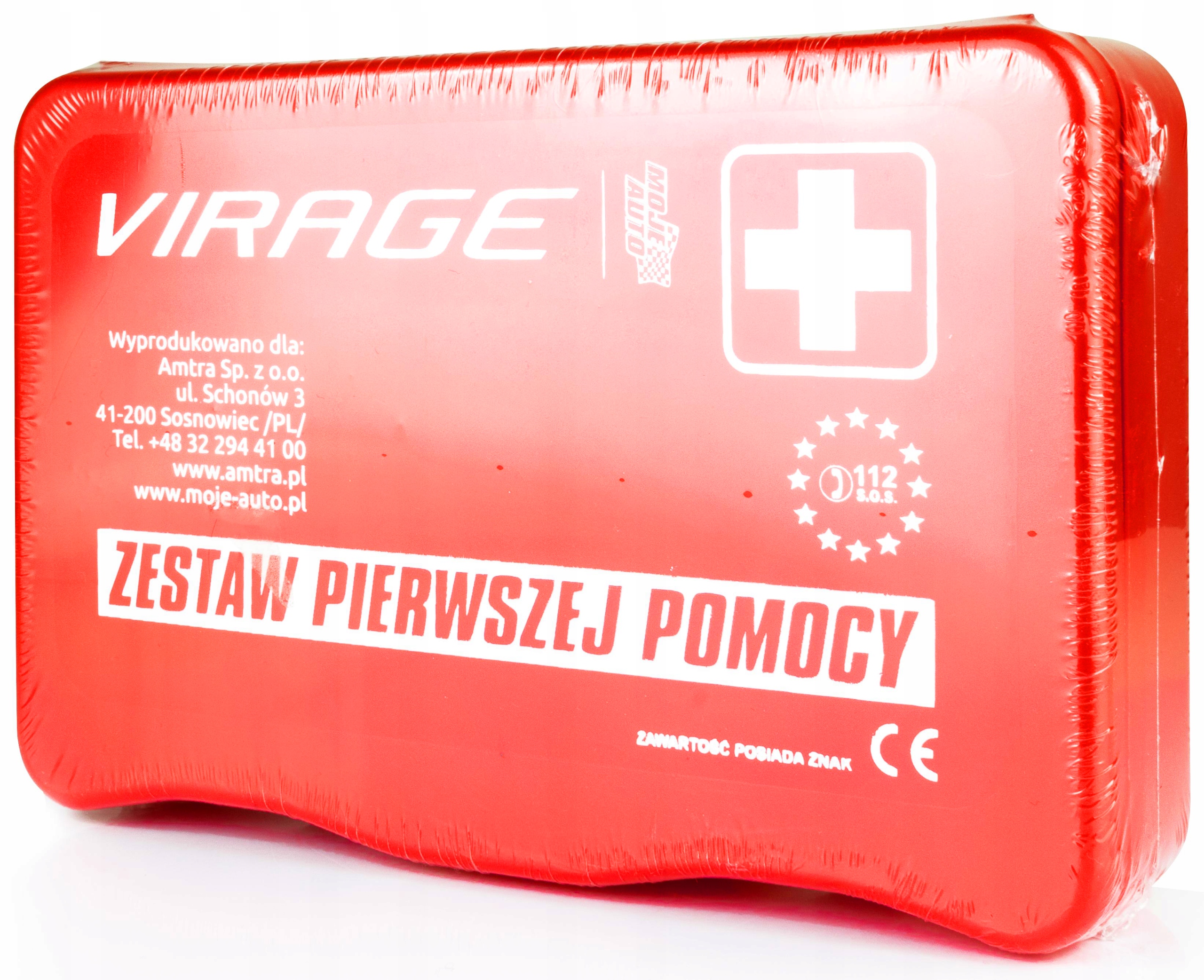 APTECZKA SAMOCHODOWA MAŁA W PUDEŁKU PIERWSZA POMOC Producent Moje Auto