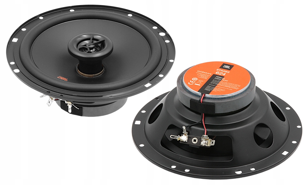 GŁOŚNIKI JBL DO VW POLO GOLF 4 PASSAT B5 PRZÓD TYŁ Konstrukcja dwudrożne