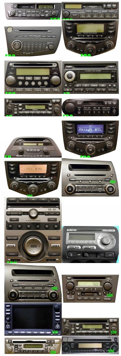 CYFROWA ZMIENIARKA MP3 USB AUX HONDA Accord/Civic Код производителя SY-T0