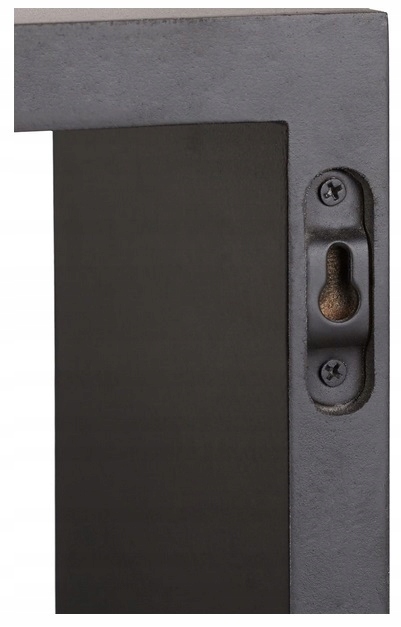 RelaxDays Półka Regał Loft Industrialny Książki Czarna Wisząca Ścienna Głębokość mebla 12 cm