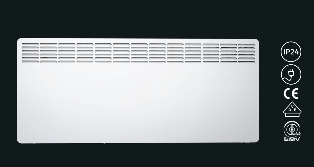 AEG Grzejnik Ścienny Energooszczędny 2500W LCD Na 30m² TÜV Certyfikat — miniatura 4