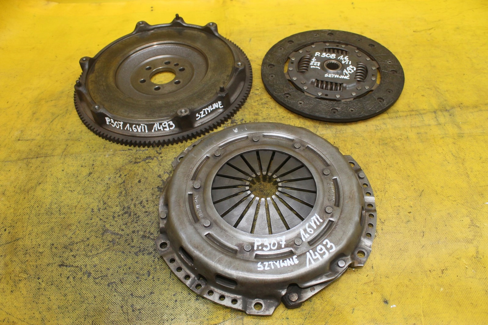 ДИСК ПРИТИСКНИЙ МАХОВИК PEUGEOT 307 1.6 VTI