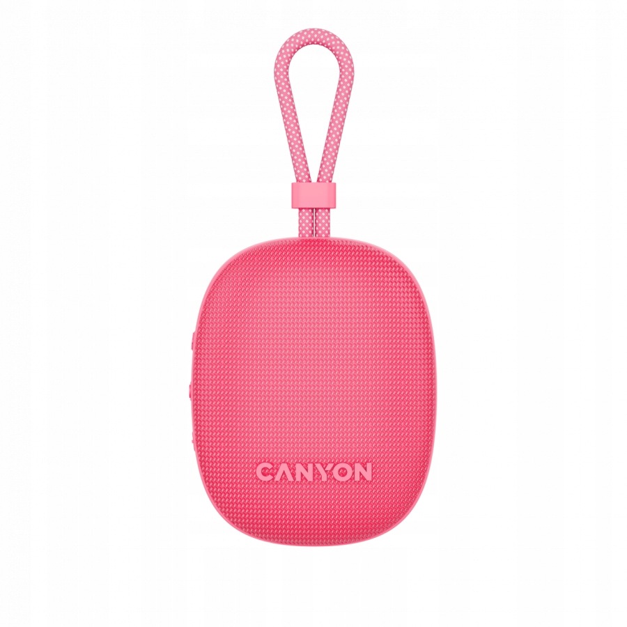 Canyon Bluetooth Reproduktor Onmove 12 IPX7 Tws 5W Růžový, Voděodolný, Přenosný