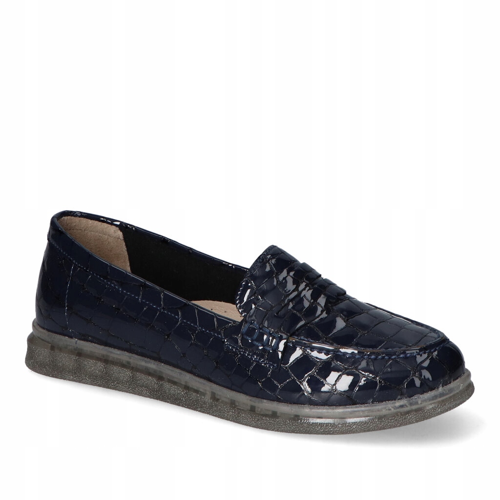 Polobotky Loretta Vitale 5716 Granátové kroko lak 36