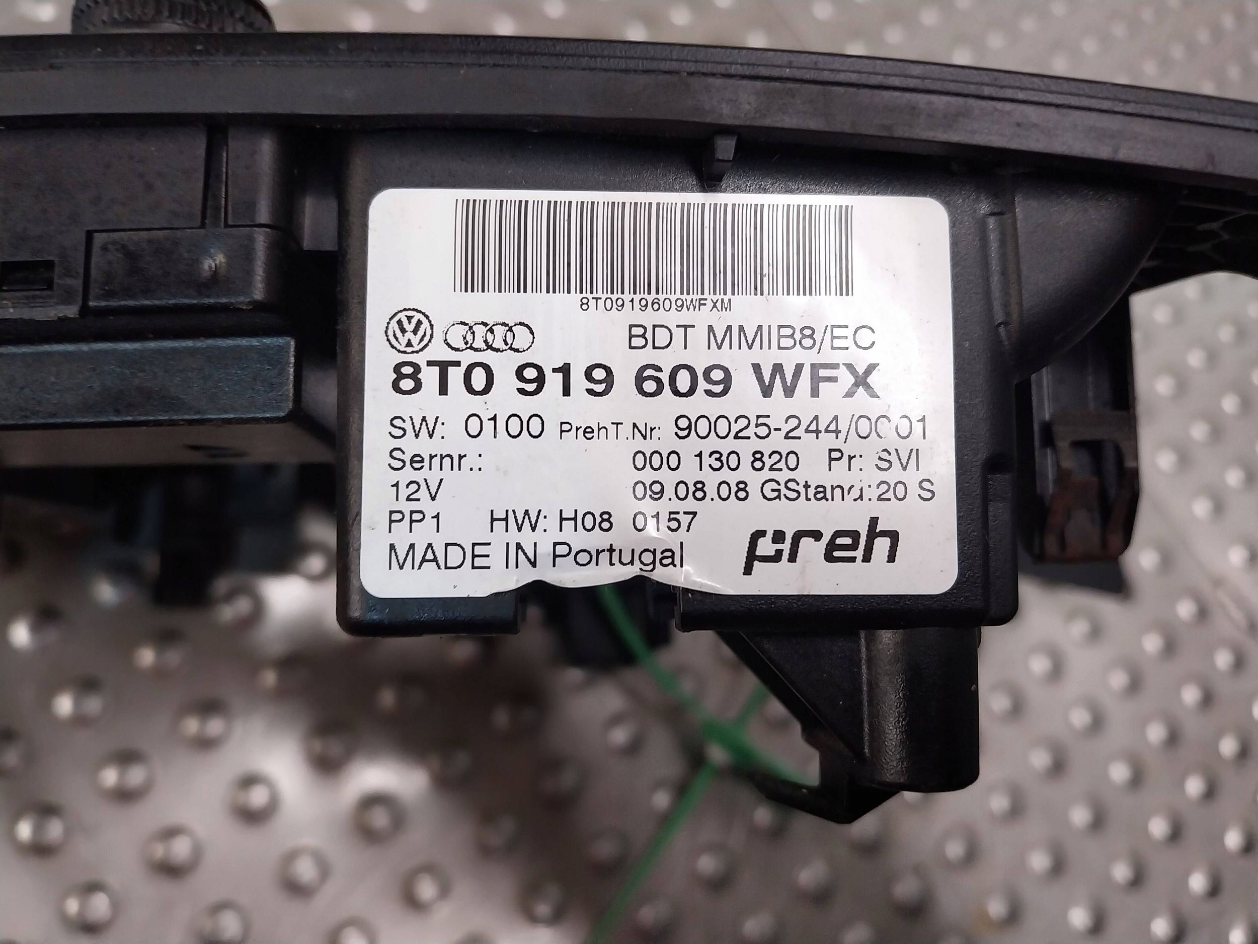 control panel MMI KPL 8T0919609 AUDI A5 8T A4 B8 Q5 8R