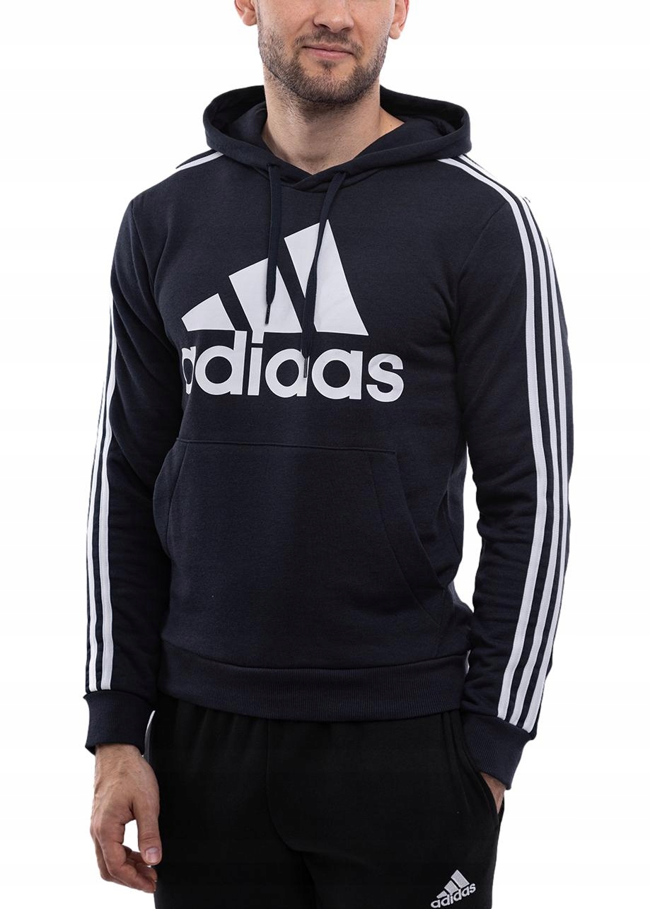 adidas pánská mikina s kapucí sportovní bavlněná pohodlná vel