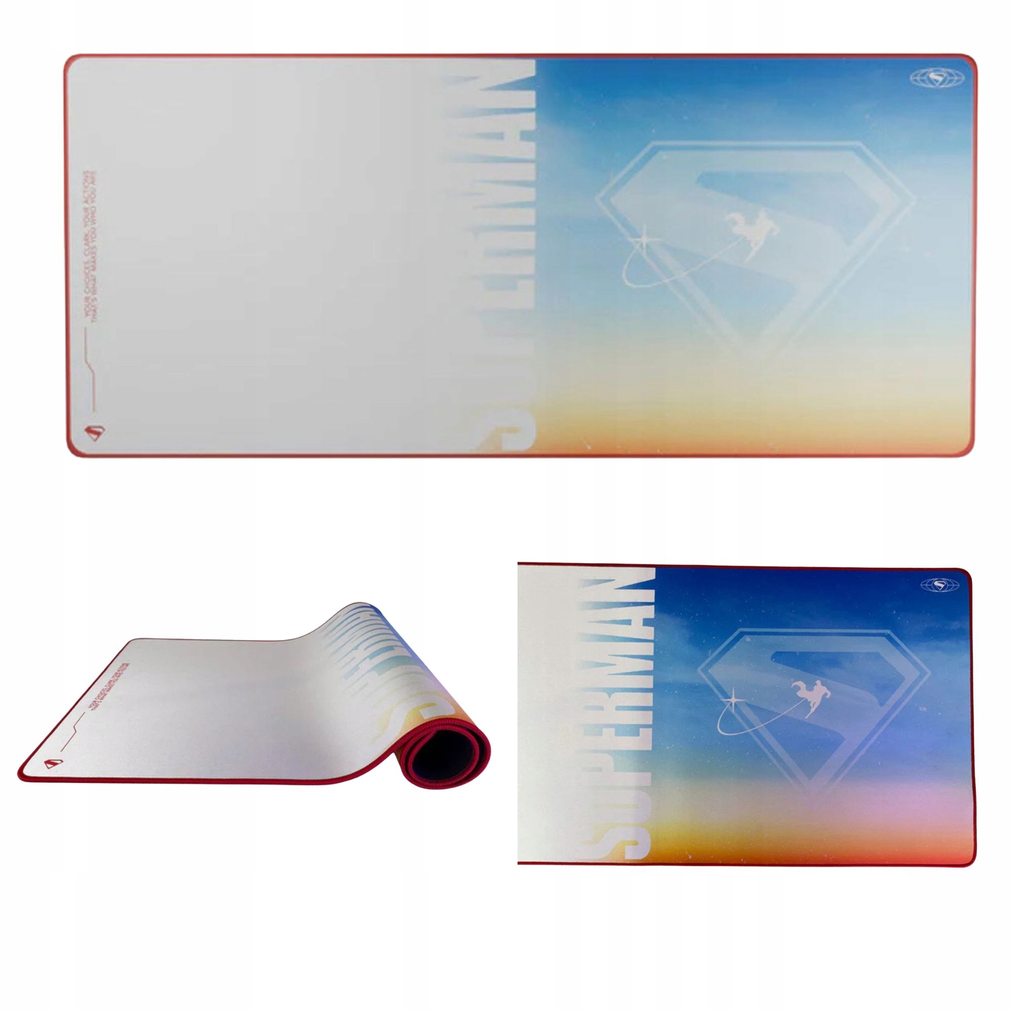 Podkładka gamingowa na biurko Superman Sunset dla gracza Duża XXL