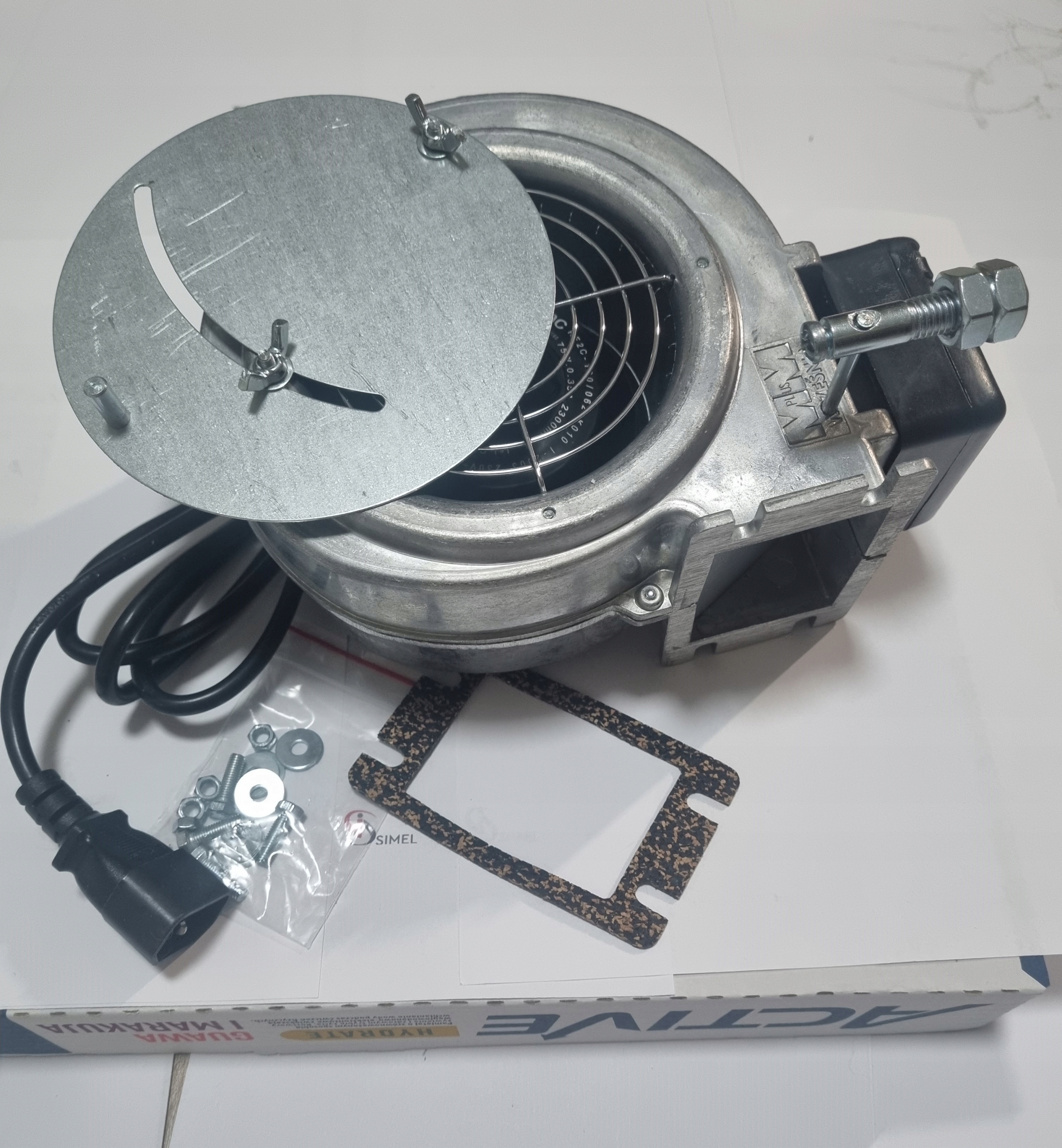 Fúkač kotla Ventilátor Wpa 06 klapka clona, zástrčka, tesnenie, skrutky