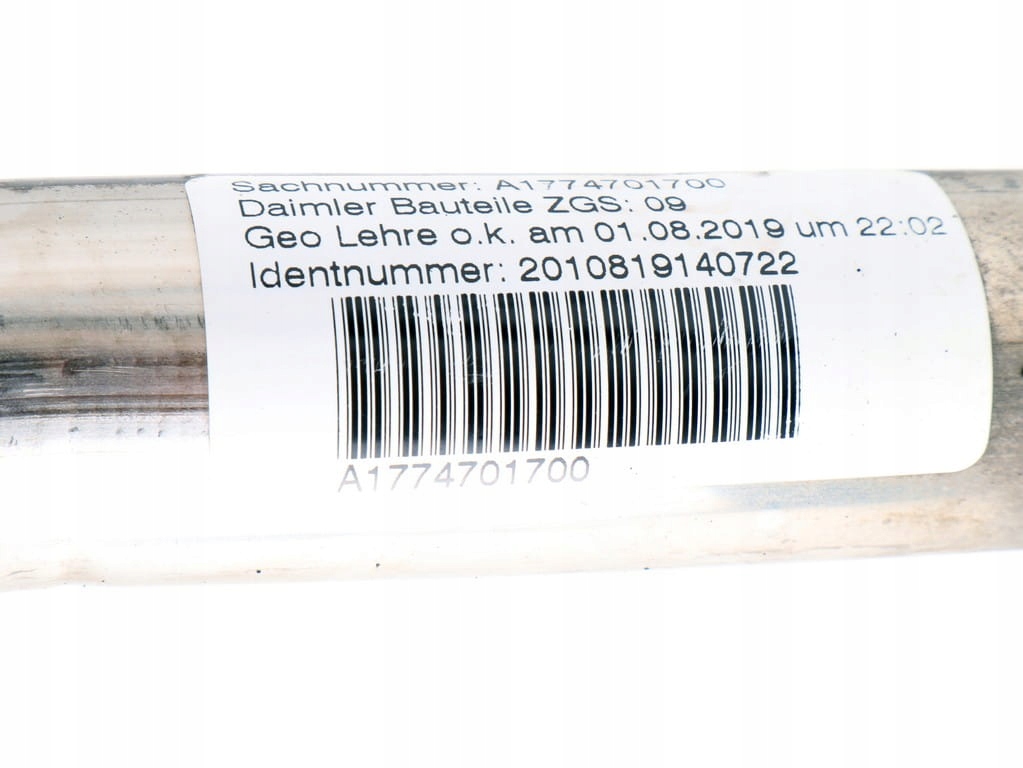 PRZEWÓD RURA WLEWU PALIWA MERCEDES-BENZ A KLASA W177 1.4 B 2.0 B Typ samochodu Samochody osobowe