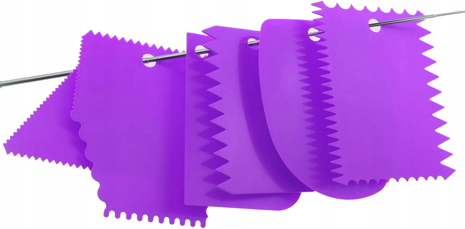 ŁOPATKA DEKORATOR SZPATUŁKA DO CIASTA TORTU ZESTAW 6 SZTUK Marka Brunbeste