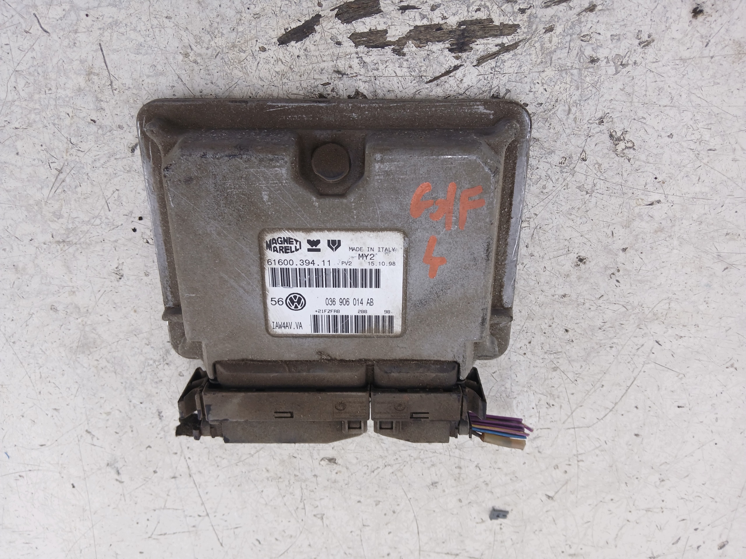 VW GOLF IV 1.4 control unit of the engine 036906014AB