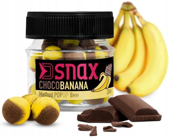 Kulki Delphin Przynęta Snax Pop 8mm Banan Czekolad