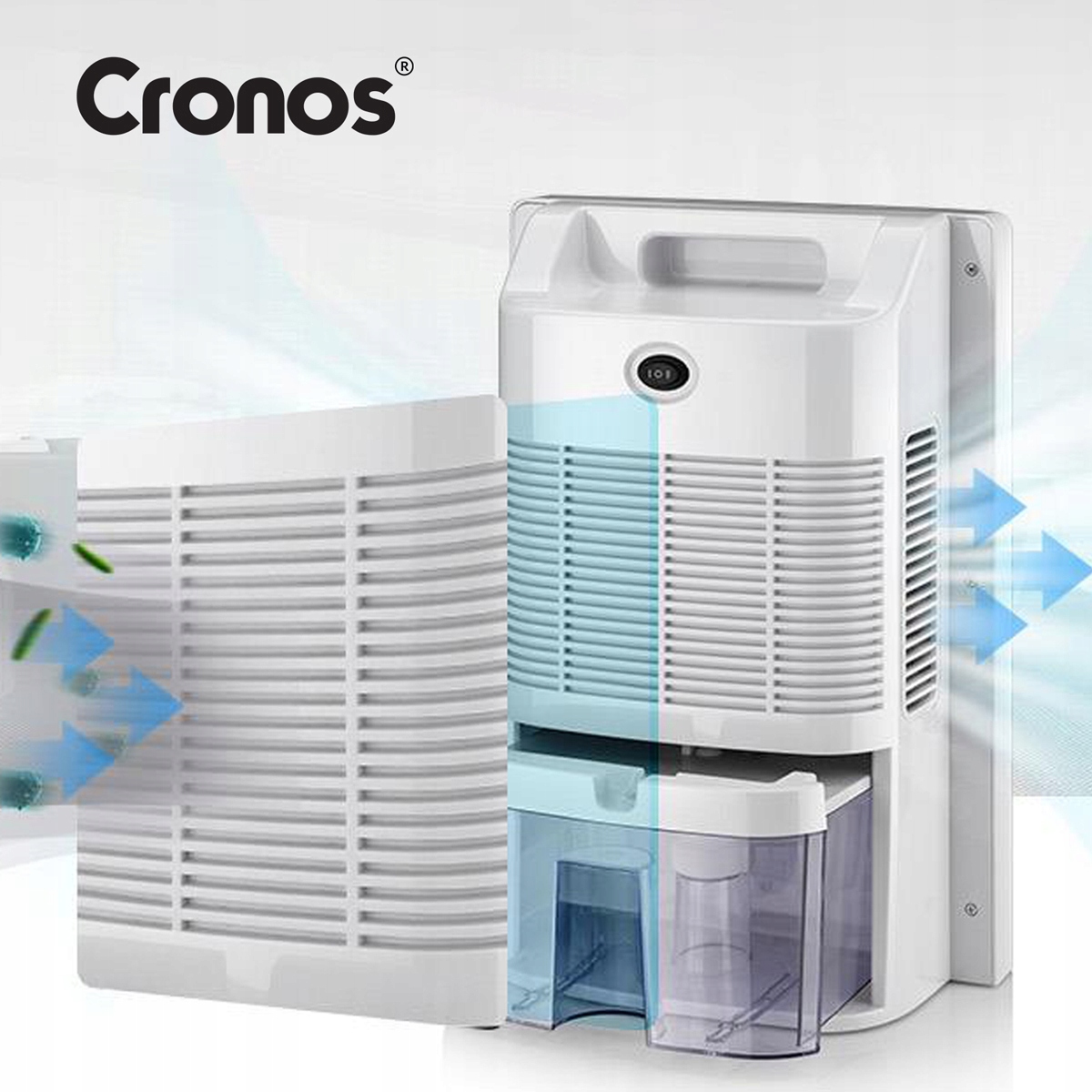 OSUSZACZ POWIETRZA OCZYSZCZACZ POCHŁANIACZ WILGOCI 2L 65W + PILOT TIMER Marka Cronos