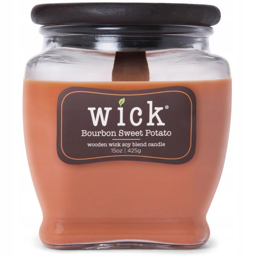Sójová svíčka Podzimní dřevěný knot Wick 425 g