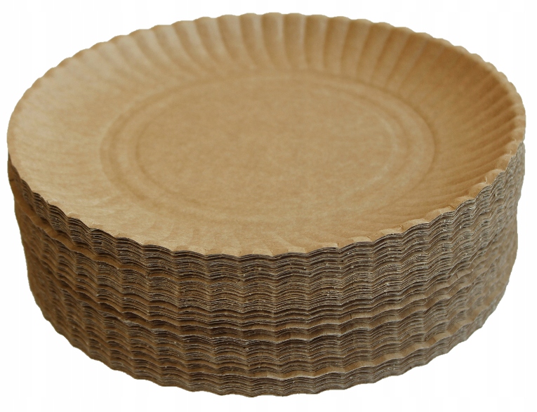 

Talerzyki papierowe Eco brązowe 24 cm 50 sztuk
