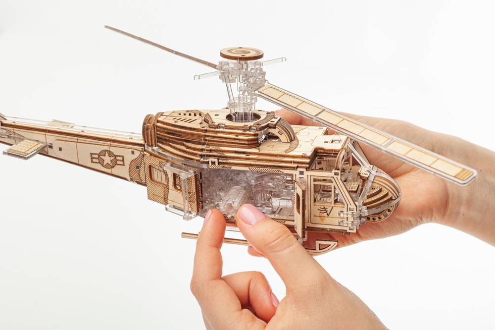 VETER MODELS PUZZLE 3D HELIKOPTER VALKYRJA Płeć chłopcy dziewczynki