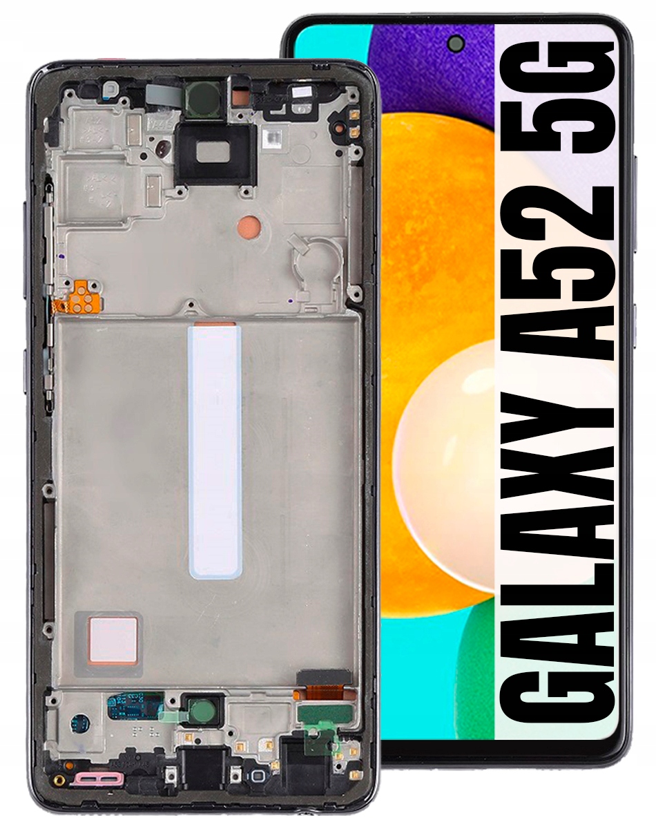 Displej Pro Samsung Galaxy A52 5G Plná Velikost 6,5" Oled Obrazovka Rámeček
